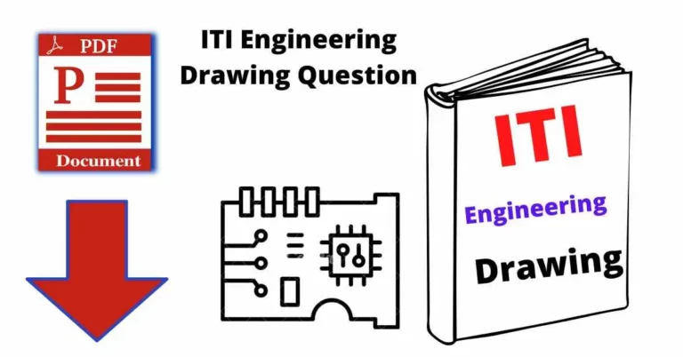 ITI Engineering Drawing Question Paper PDF In Hindi