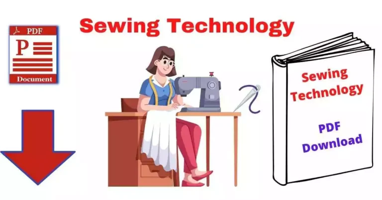 Sewing Technology Question Paper in Hindi PDF