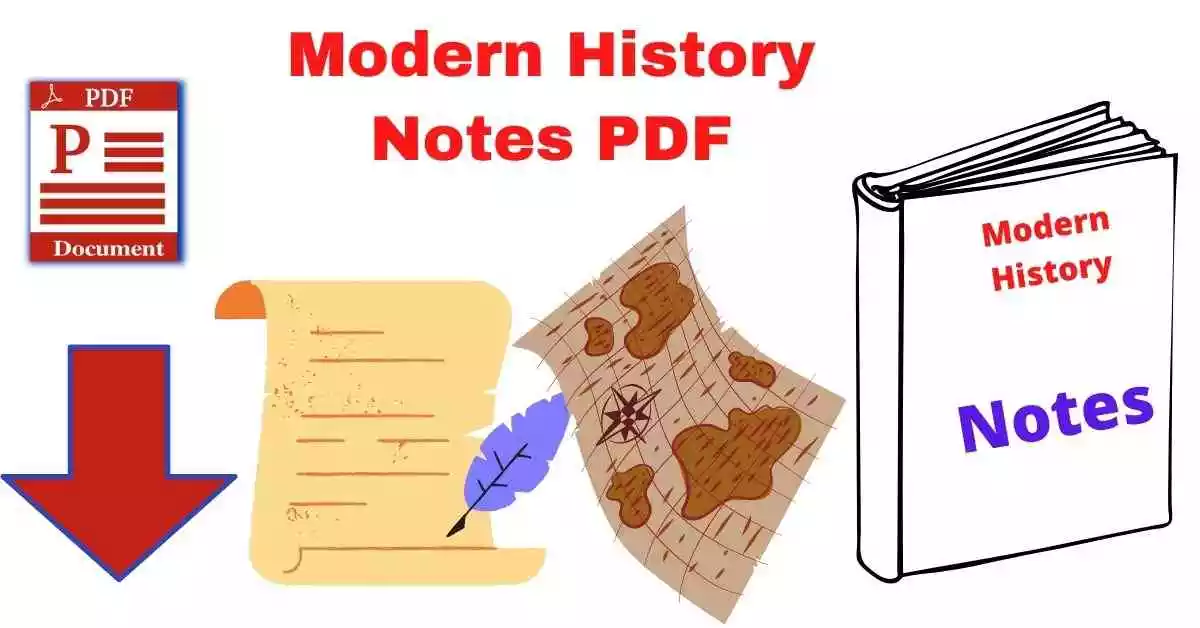 Modern History Notes PDF in Hindi Download